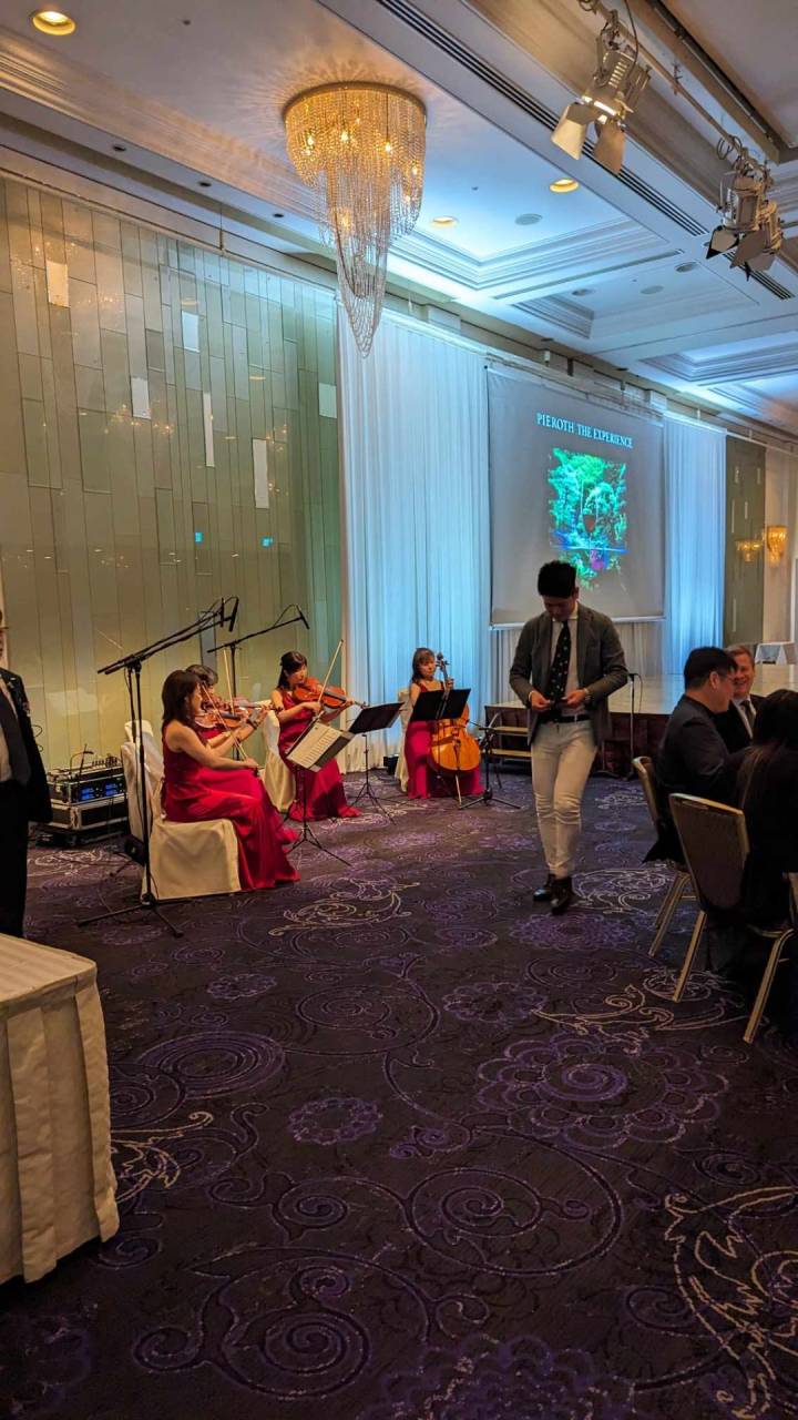 大阪ウェスティンホテル花梨の間パーティーへの弦楽四重奏の派遣