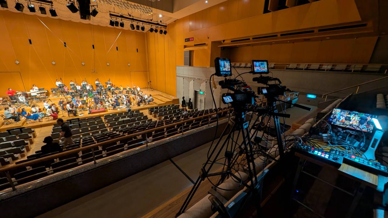 京都府民ホールアルティでのコンサート撮影・収録
