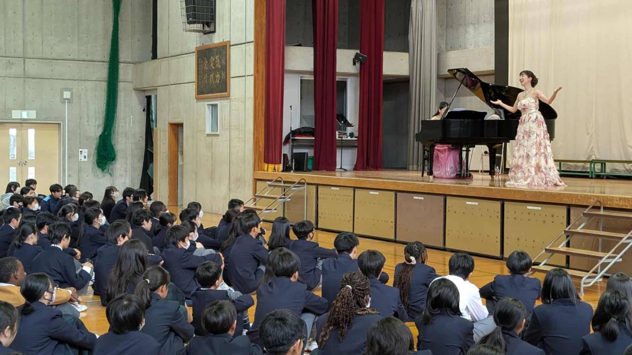 茨城県つくば市での中学校芸術鑑賞会＆合唱クリニック｜吾妻中学校・秀峰筑波義務教育学校 実施レポート