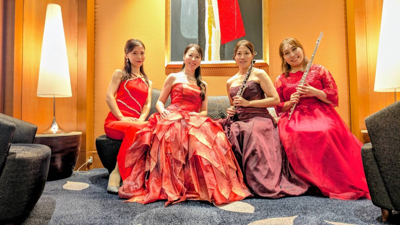 ヒルトン名古屋で開催されたニチブ株式会社様創業50周年記念祝賀会のオープニング演奏