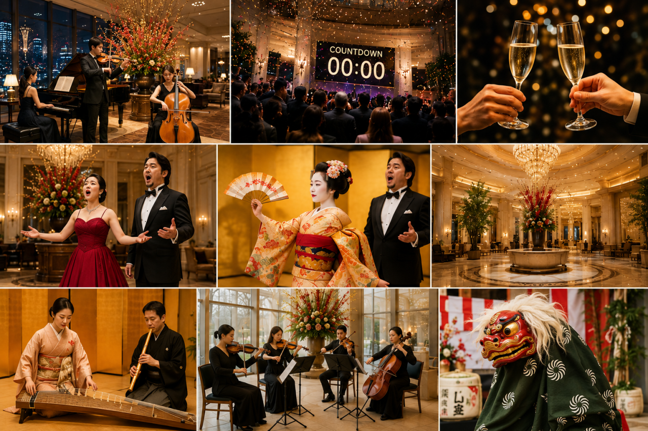 ホテルの年末年始イベントで提案できる生演奏と新春企画の一覧