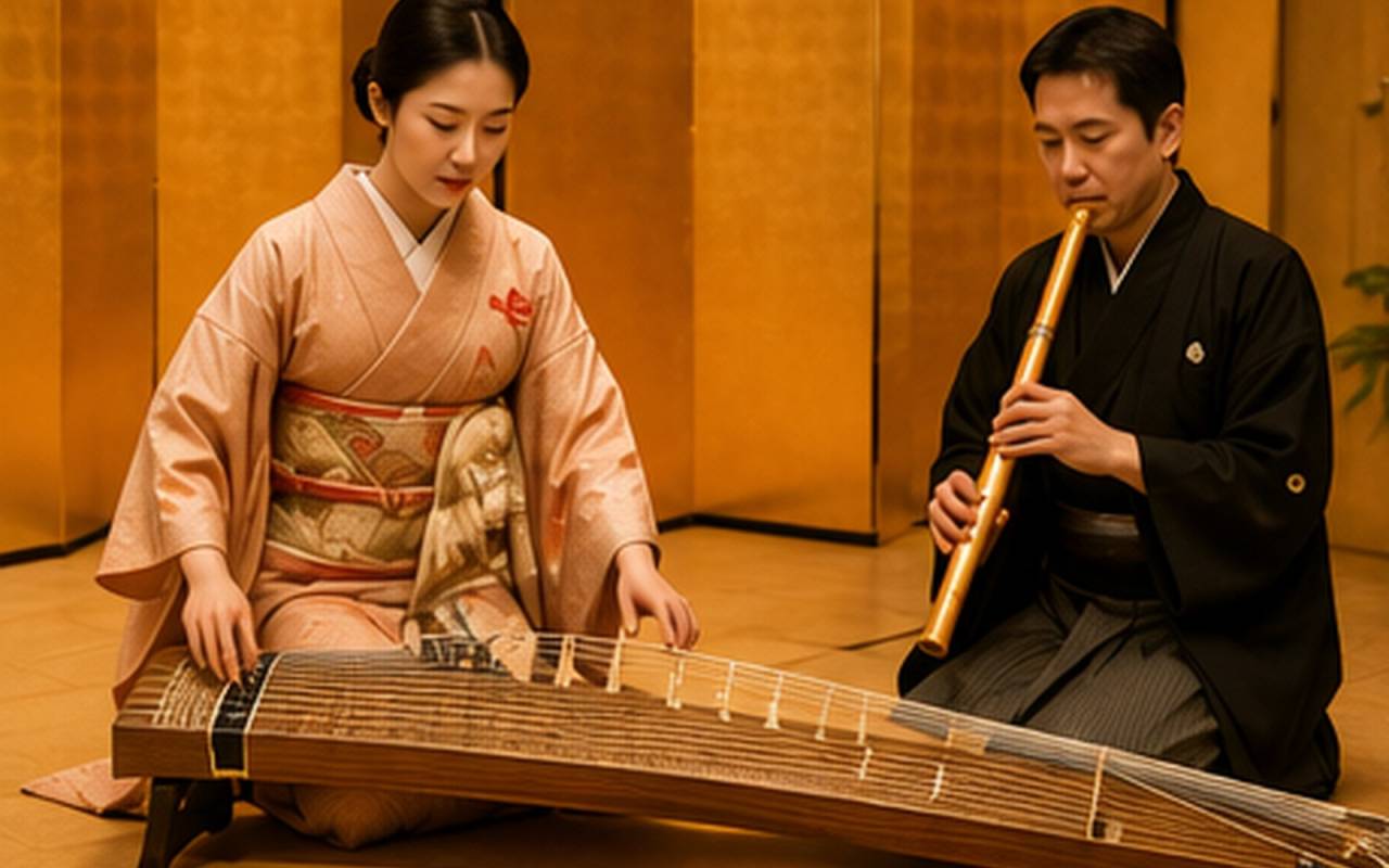 ホテルの新春イベントで舞妓とオペラ歌手が共演する舞妓withオペラ