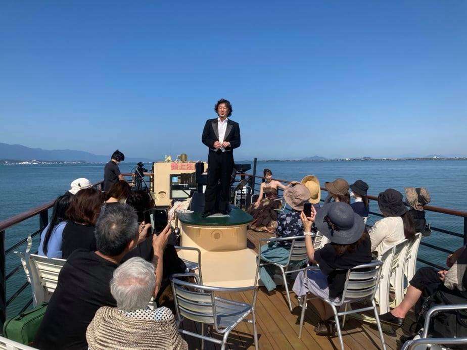 レトロな外輪船・一番丸で船上コンサート/びわ湖瀬田川クルーズ